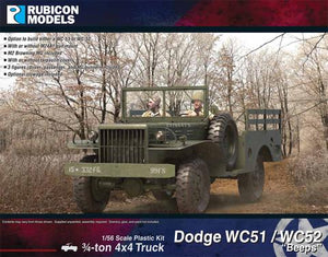 Dodge WC51/WC52 “Beeps” ¾-ton 4x4 Truck, Weapons Carrier
