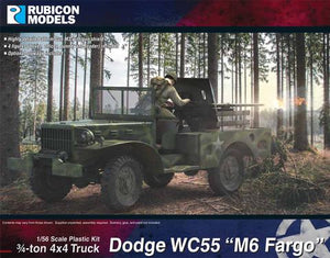 Dodge WC55 “M6 Fargo” ¾-ton 4x4 Truck, 37mm GMC