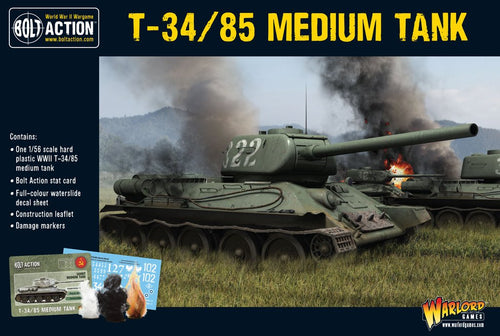 T-34/85 medium tank (plastic