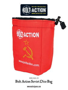 Bolt Action Soviet Dice Bag & Dice