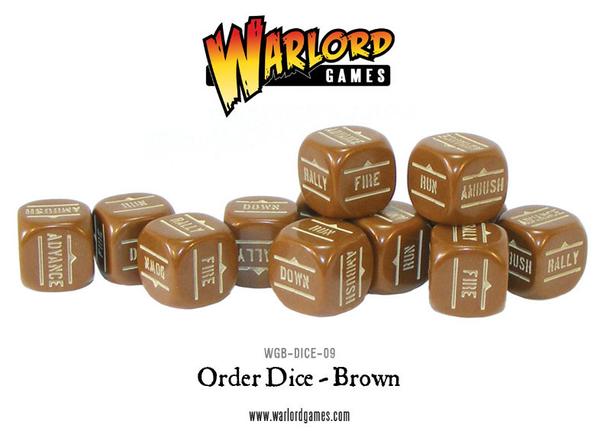 Order Dice Brown - Pack
