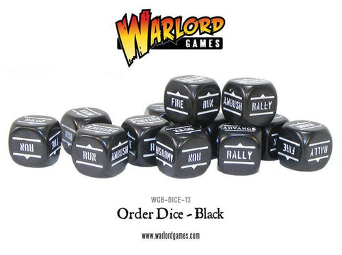Order Dice Black - Pack