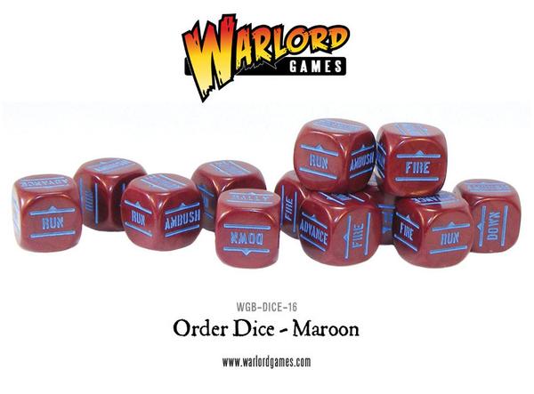 Order Dice Maroon - Pack