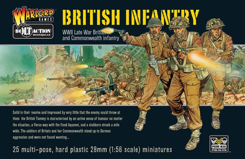 WWII British Infantry plastic boxed set