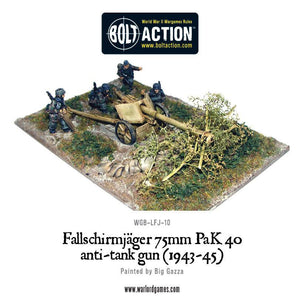 Fallschirmjager 75mm PaK 40 anti-tank gun (1943-45)